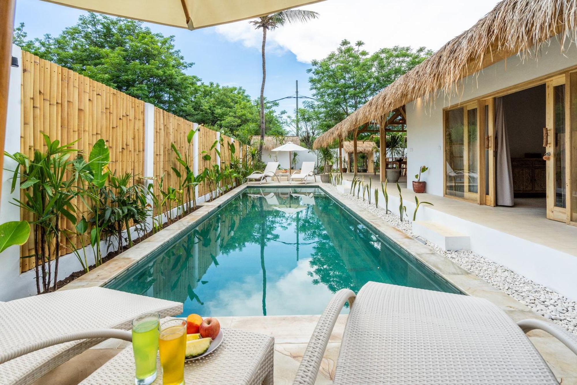 Villa Kelapa Kucing Gili Air Exterior foto