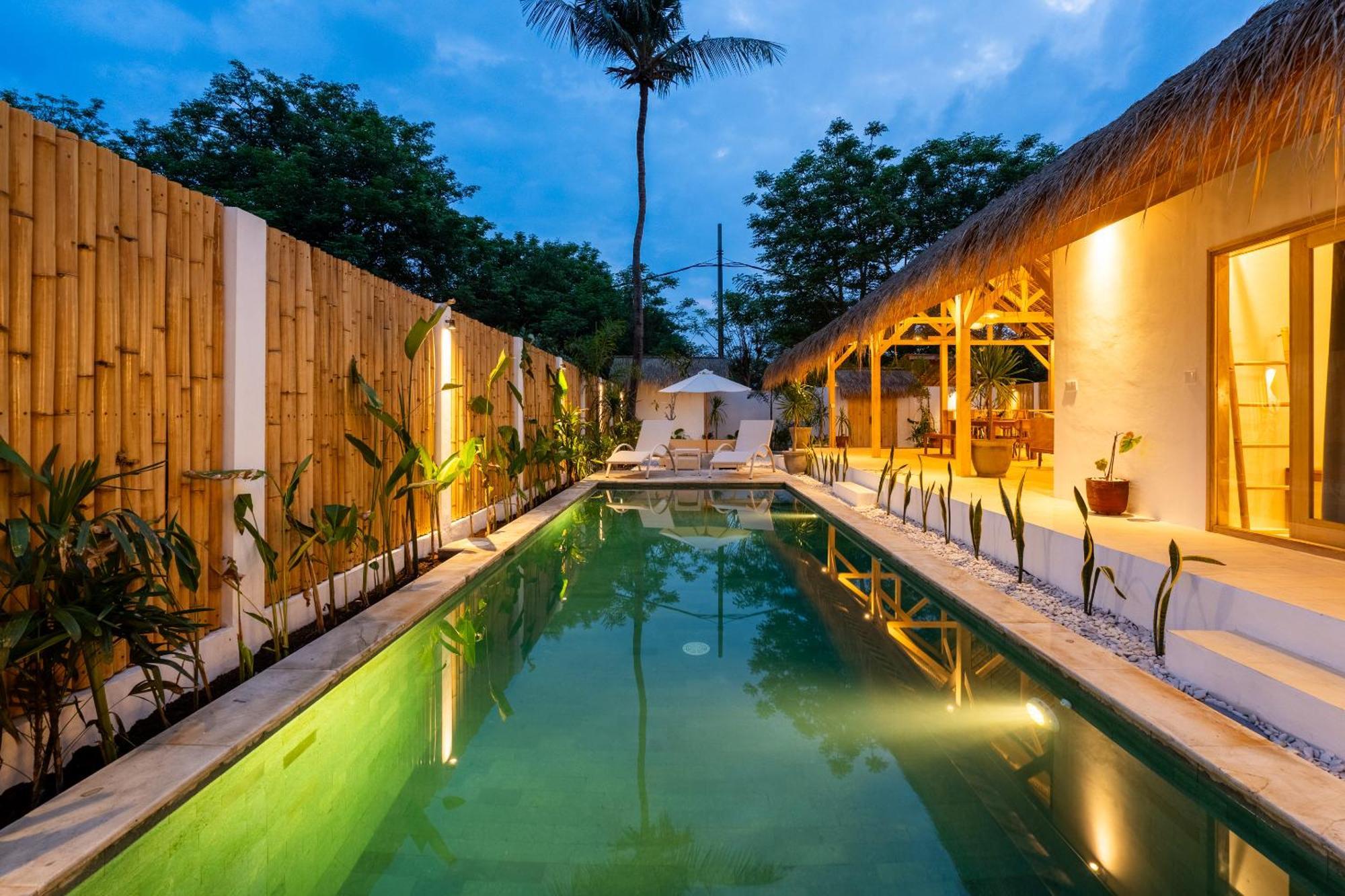 Villa Kelapa Kucing Gili Air Exterior foto