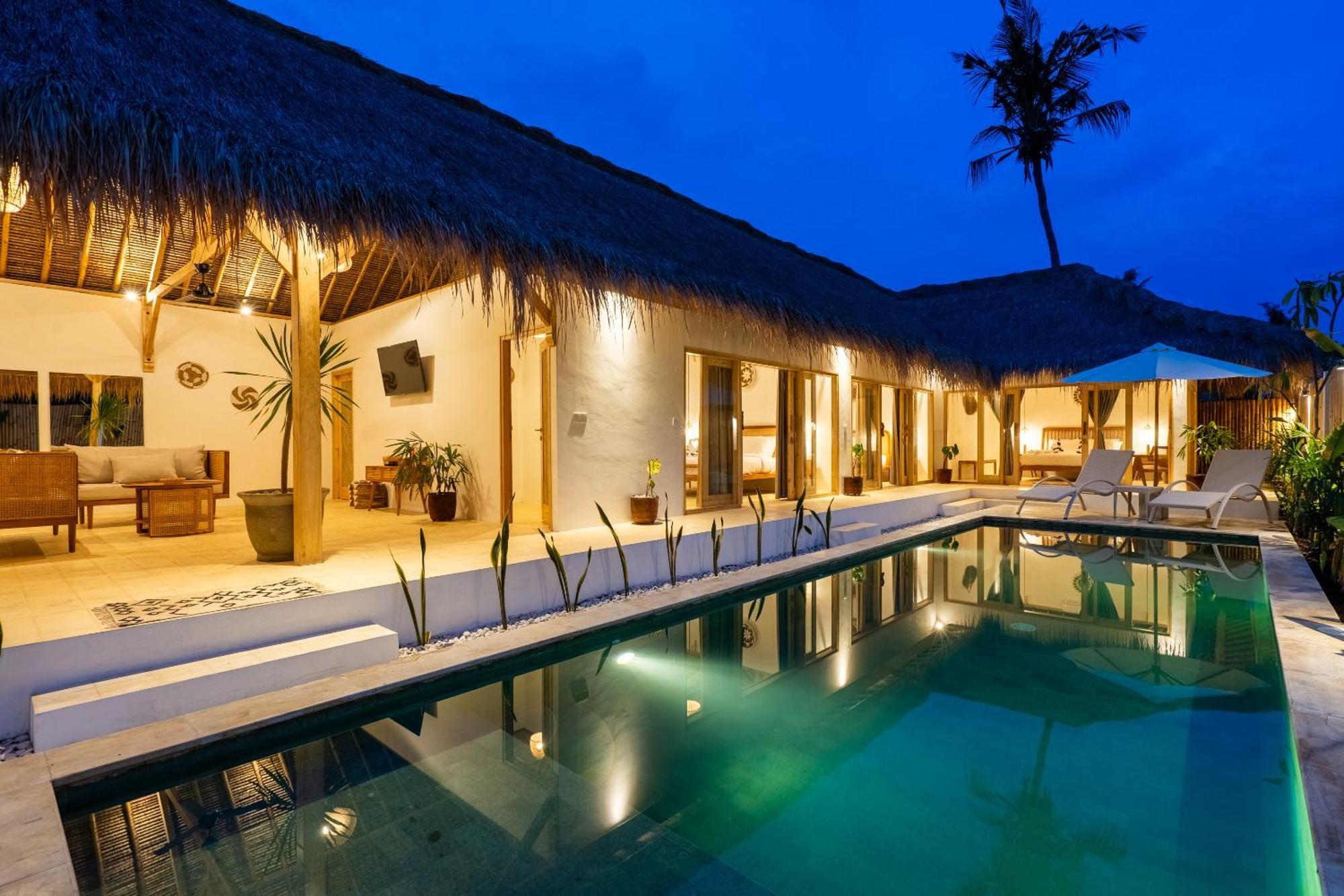 Villa Kelapa Kucing Gili Air Exterior foto