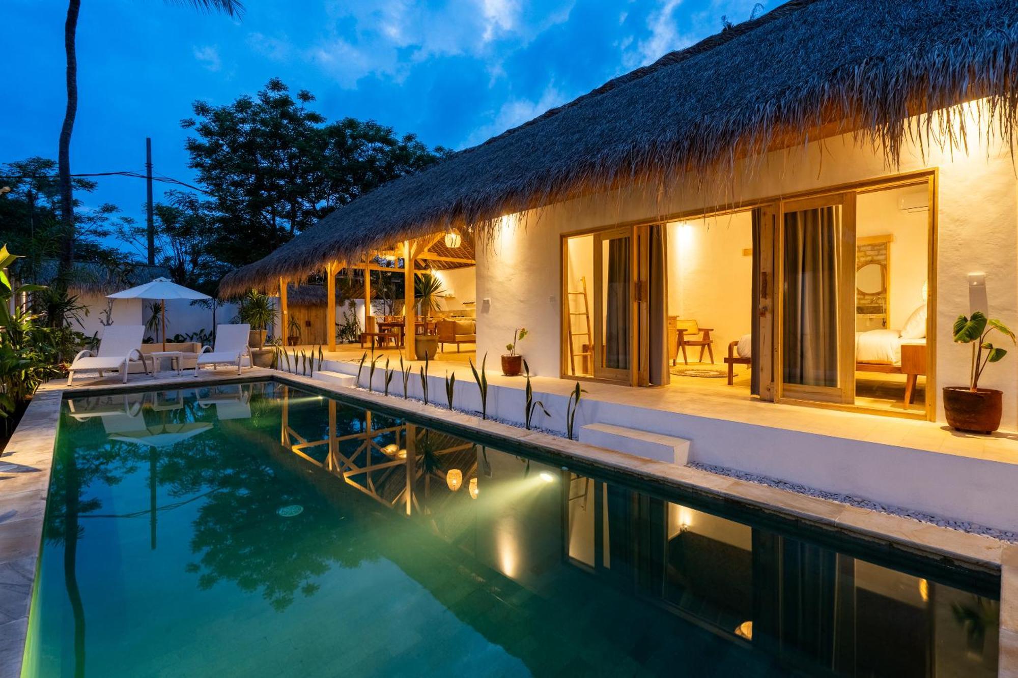 Villa Kelapa Kucing Gili Air Exterior foto