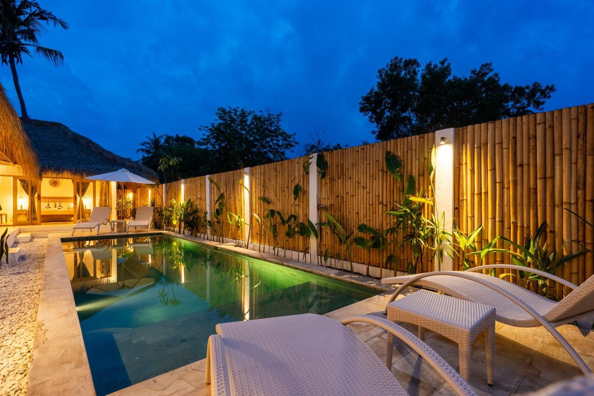 Villa Kelapa Kucing Gili Air Exterior foto