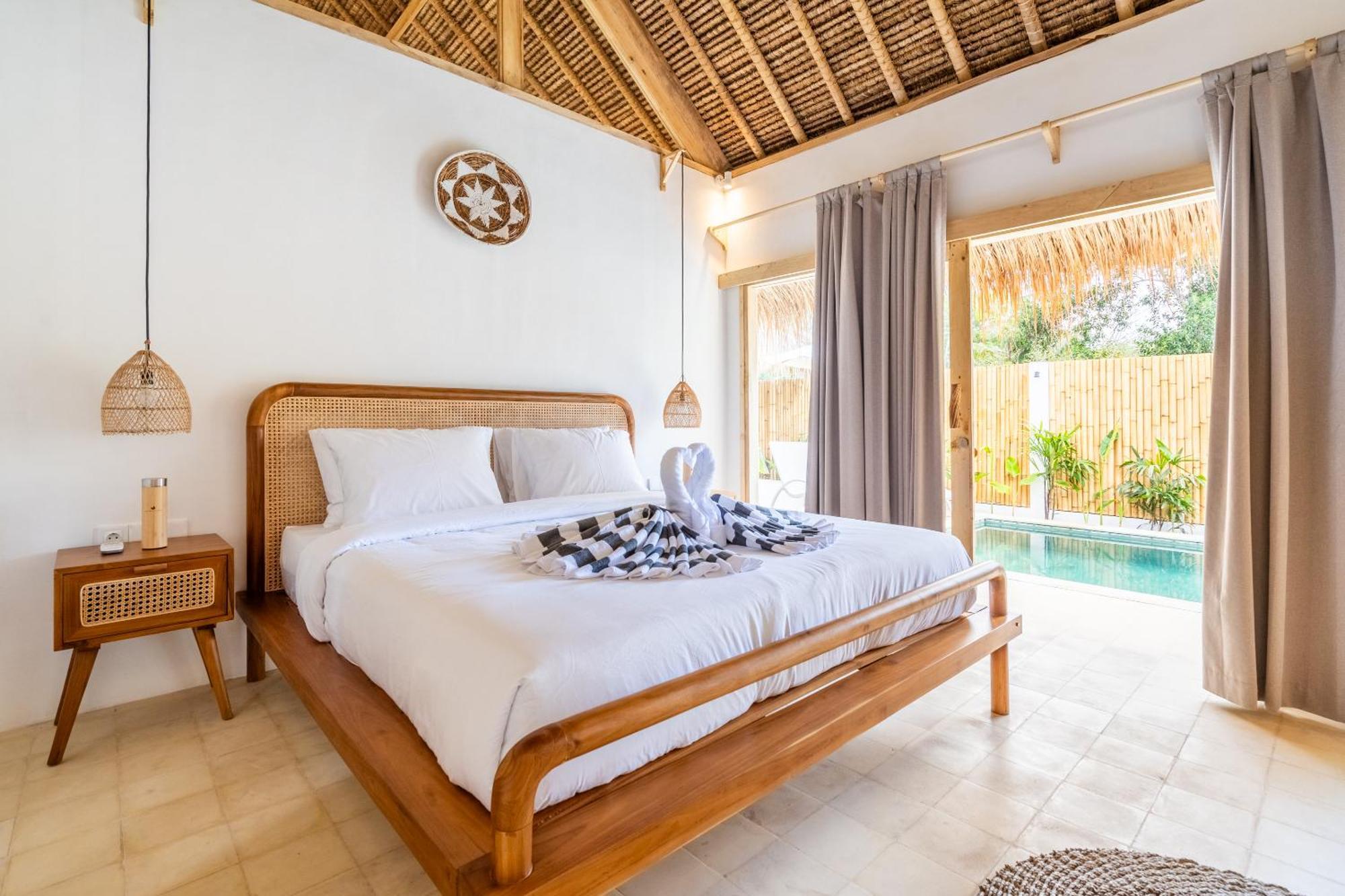 Villa Kelapa Kucing Gili Air Exterior foto